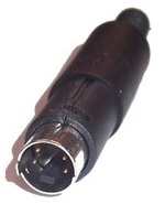 

Wtyk mini Din Svhs S-video 4pin 4p na kabel (1296)