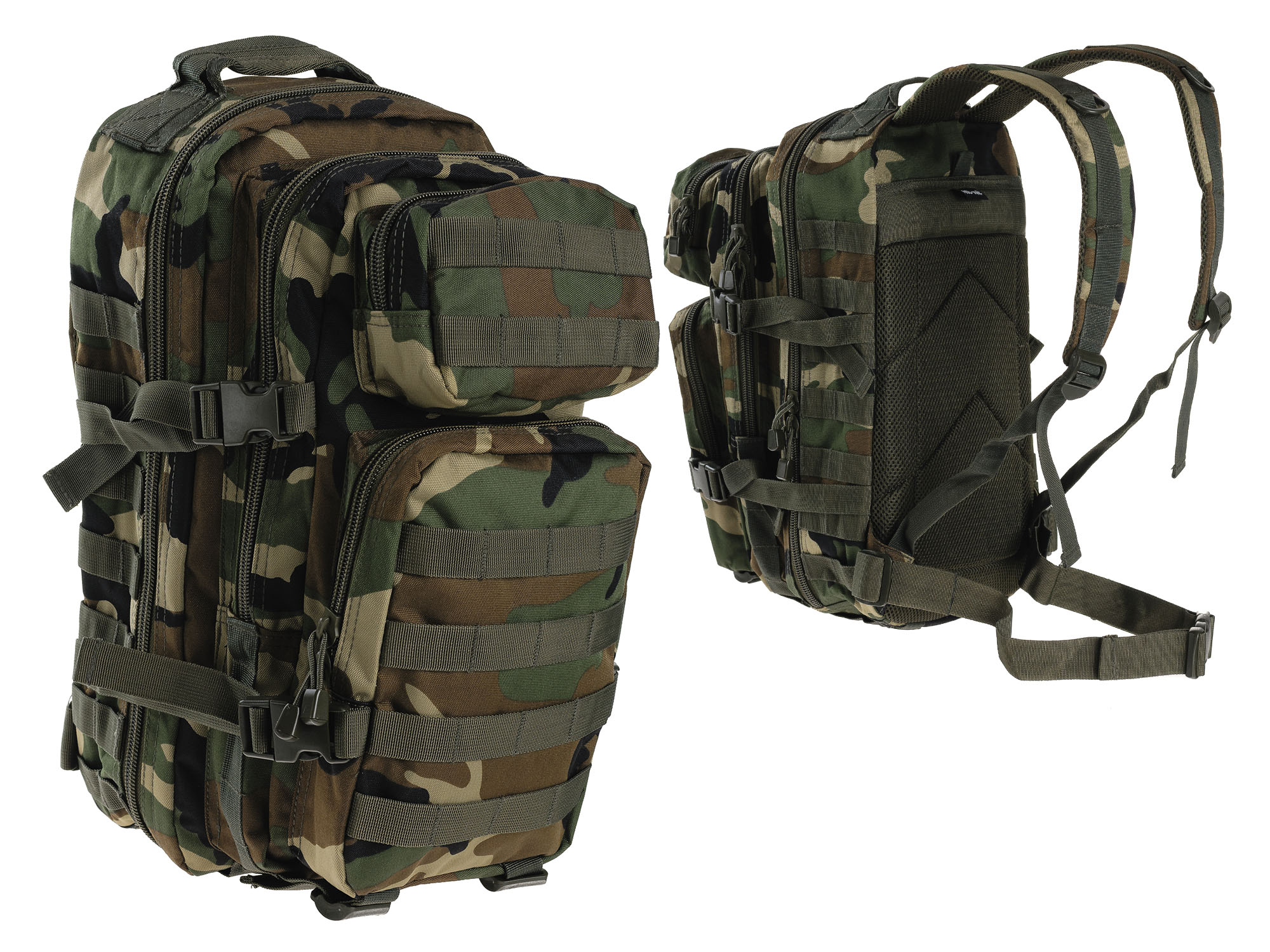 Mil-Tec Plecak Wojskowy Taktyczny Militarny Assault 20L moro Woodland