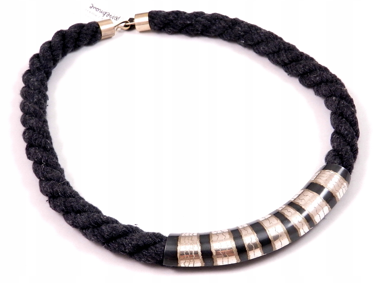 Náhrdelník etno stříbrný, ručně vyrobený