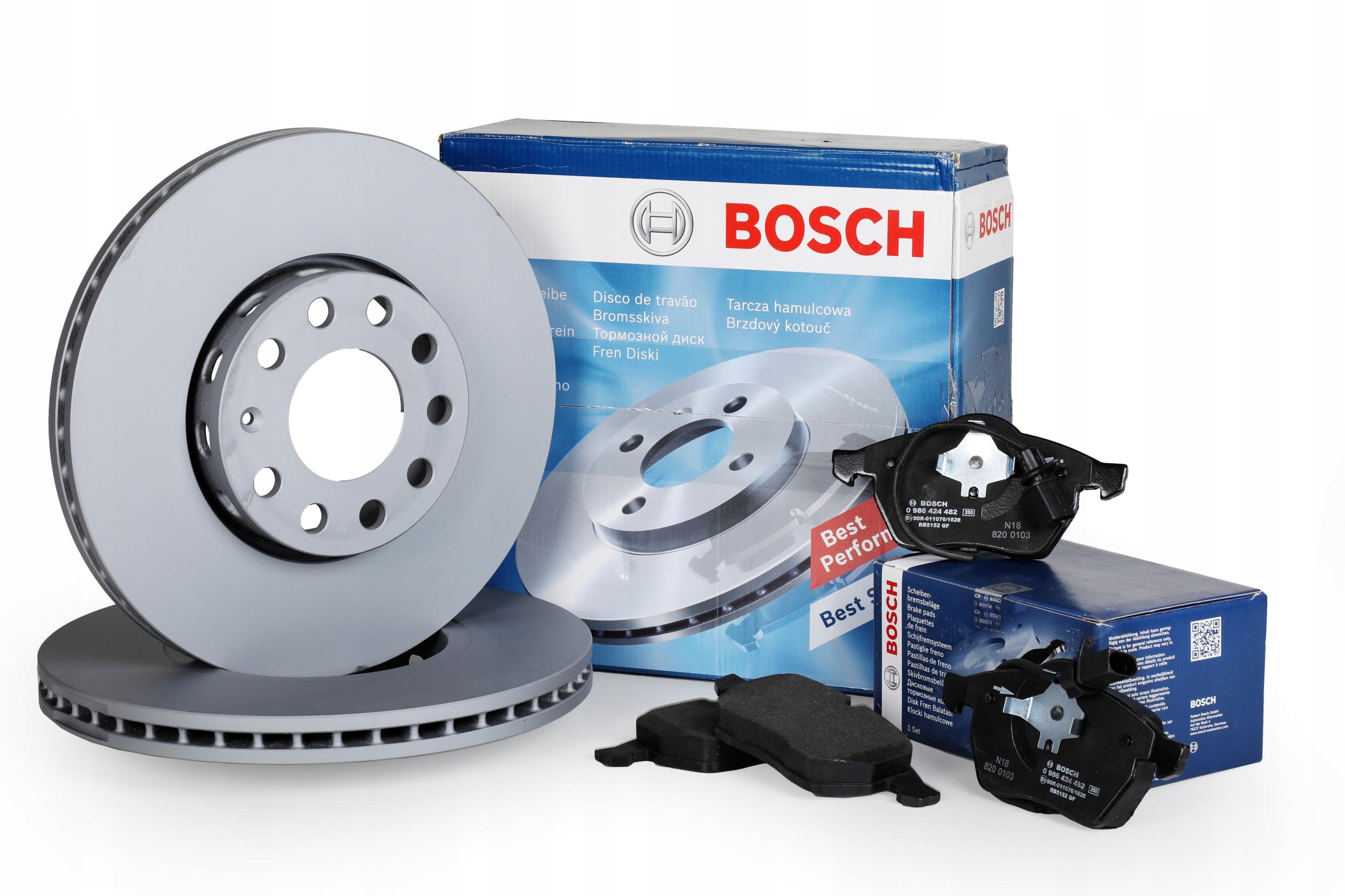 

Tarcze Klocki Bosch Przód Toyota Yaris III