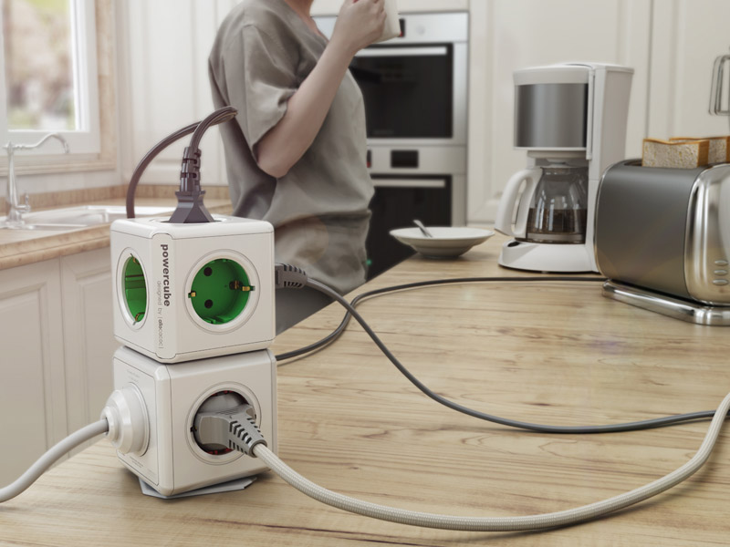 Listwa rozgałęźnik PowerCube Oryginal CZERWONY Marka PowerCube