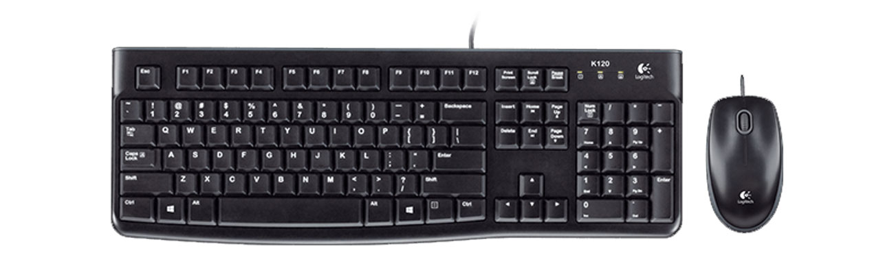 Zestaw klawiatura i mysz Logitech MK120