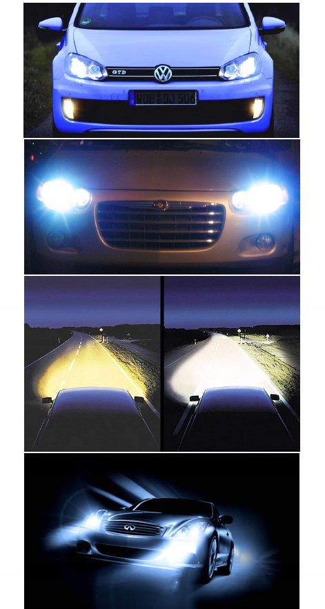 ŻARÓWKI 12V - H7- 55W XENON- BLUE VISION -2SZT Producent Jacky