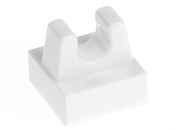 

Lego Płytka z zaczepem 1x1 2555 biała 2 szt.