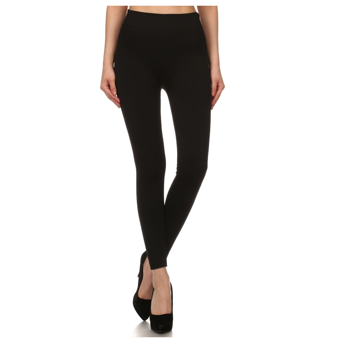 LEGINSY LEGGINSY GETRY DAMSKIE SPODNIE BAWEŁNA KRYJĄCE CZARNE