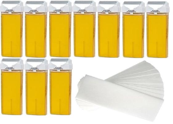 

Wosk do depilacji Naturalny 100ml x 10szt Paski