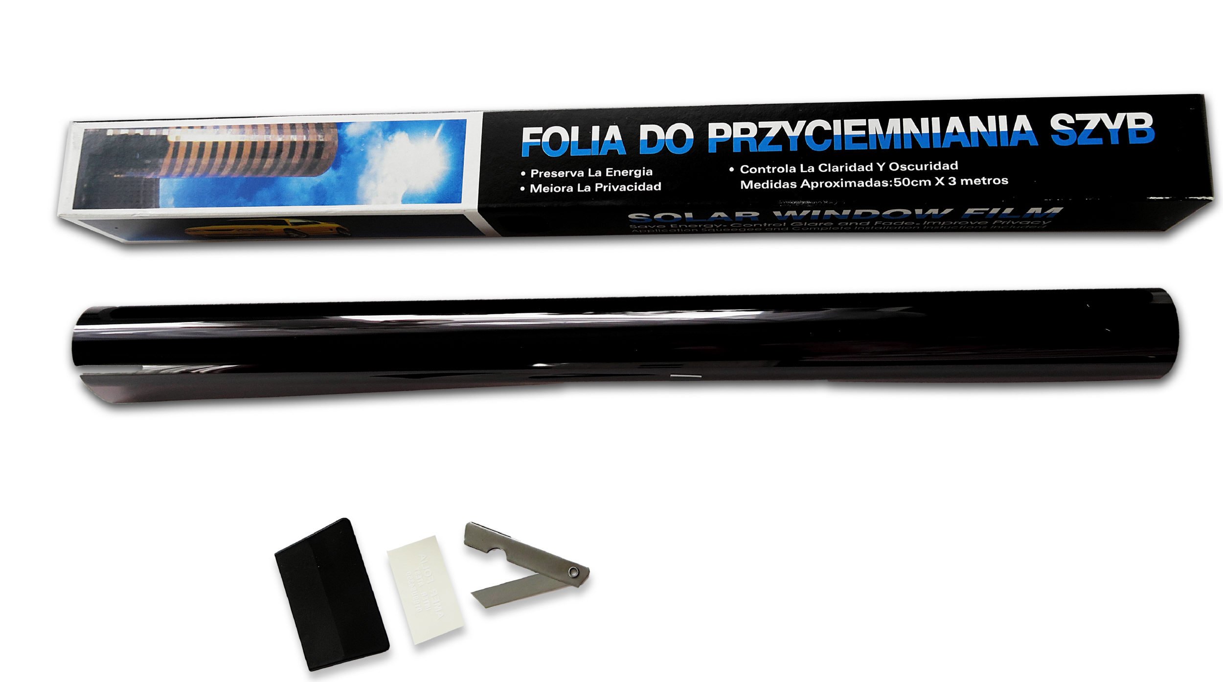 

Folia Do Przyciemniania Szyb - 4 Odcienie 50X 300