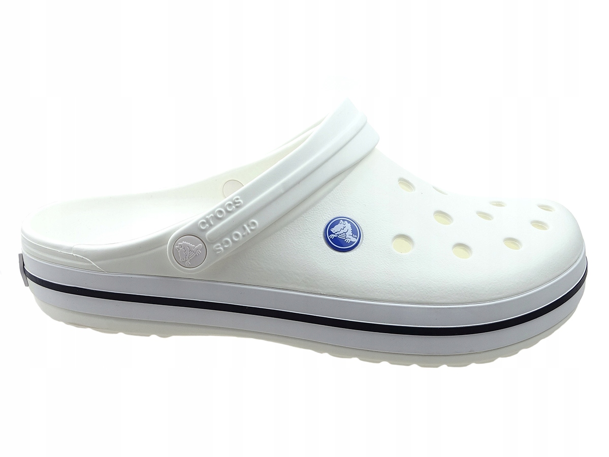 Klapki Crocs Crocband 11016 white białe M7 39/40
