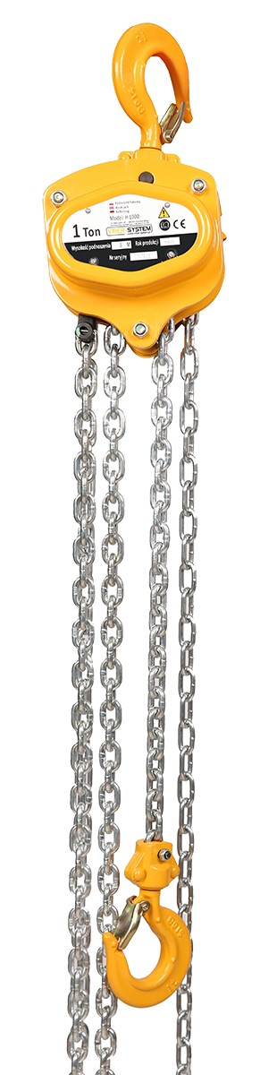 Wciągarka łańcuchowa hakowa 3t tony 3000kg H3000 Marka Viber-System