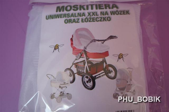 UNIWERSALNA MOSKITIERA DO WÓZKA ŁÓŻECZKA XXL JACUŚ Waga (z opakowaniem) 0.2 kg