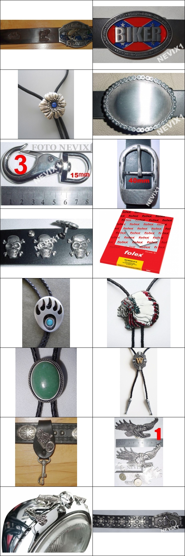 Flaga PL na śruby długie mat, na rolkę sakwy kufer stare srebro Producent inny