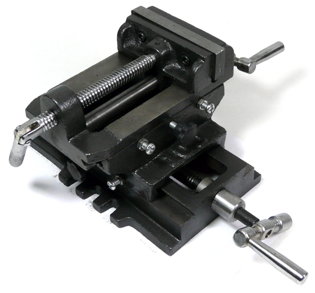 Поперечные тиски двухосный 150 мм токарный станок