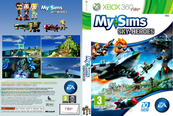 Jogo My Sims Sky Heroes Xbox 360 - TOPA TUDO GAMES