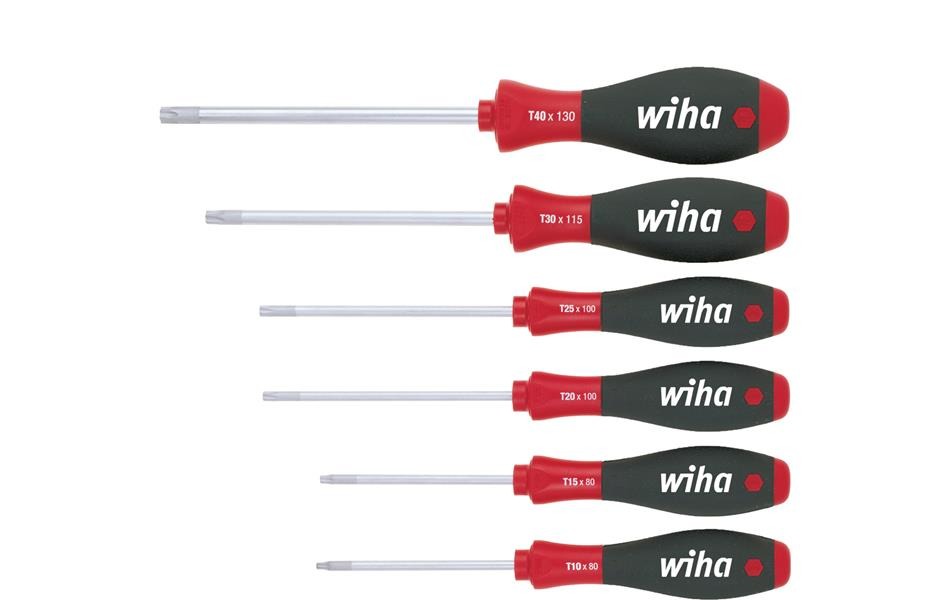 WIHA 07155 Zestaw wkrętaków do śrub TORX T10-T40 SoftFinish [6-cz.]