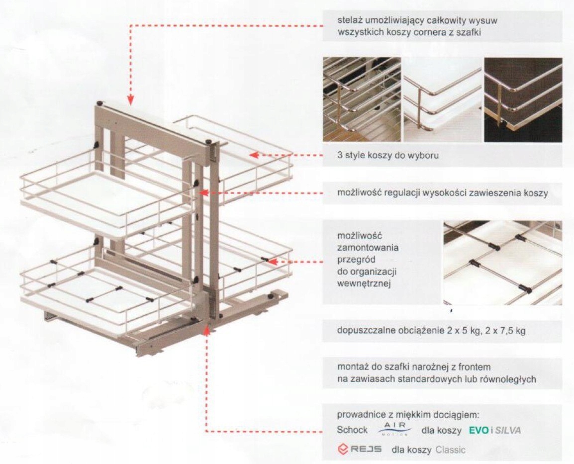 REJS magic corner comfort maxima classic 1000 lewy Kod producenta 00713