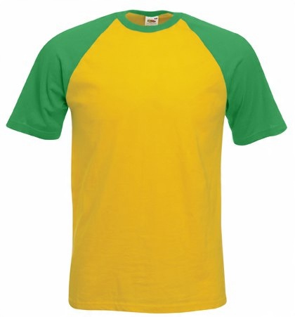 

Koszulka T-shirt Baseball Sunflower/Kelly Green M