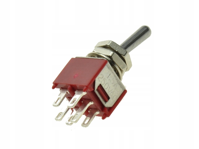 

Przełącznik Dźwigniowy On-on 1,5A 250V 15mm