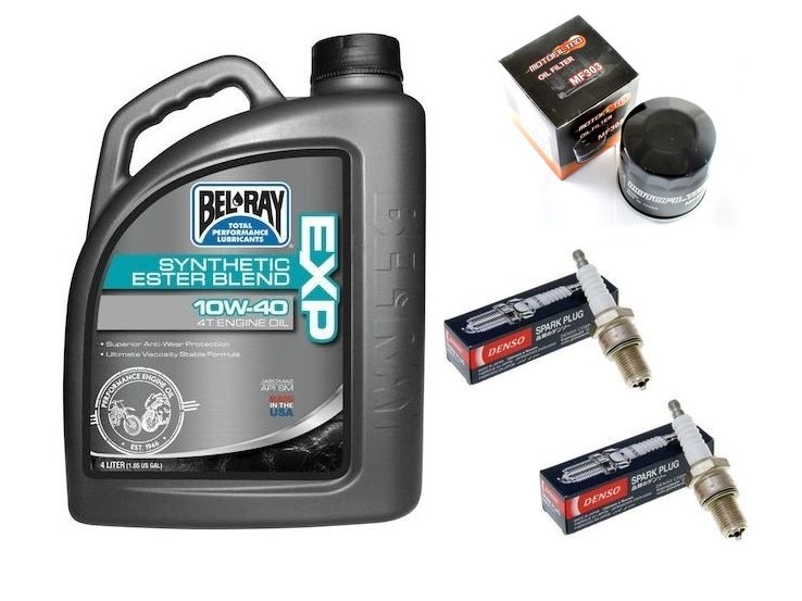 Olej Bel Ray filtr oleju świece KAWASAKI KLV 1000