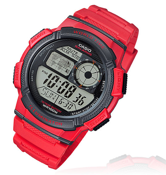 

Zegarek Casio AE-1000W 4A Grawer +Box Komunia