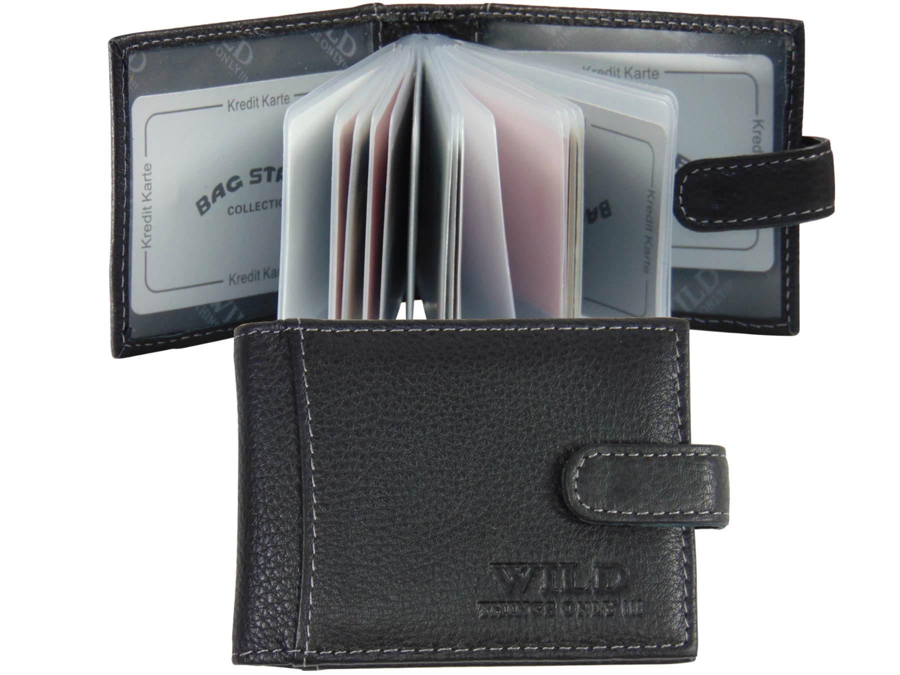 

Skórzane etui na wizytówki wizytownik karty dowód