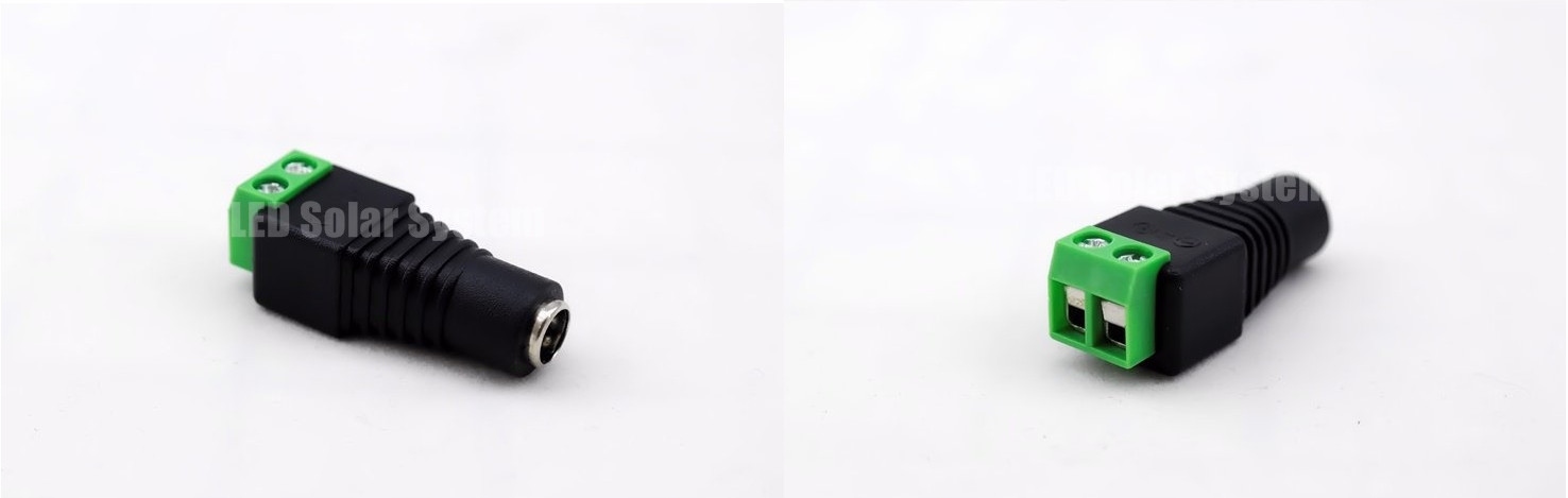 Gniazdo złączka DC 5.5/2.1 do zasilaczy LED śruby Marka inna