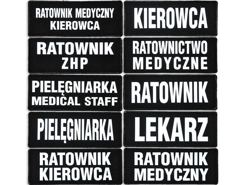 

Emblemat funkcyjny odblaskowy na rzepie naszywka