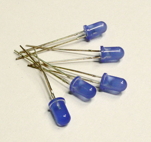 [STcs] LEDB5D Dioda Led dyfuzyjna jasna Niebieska 5mm