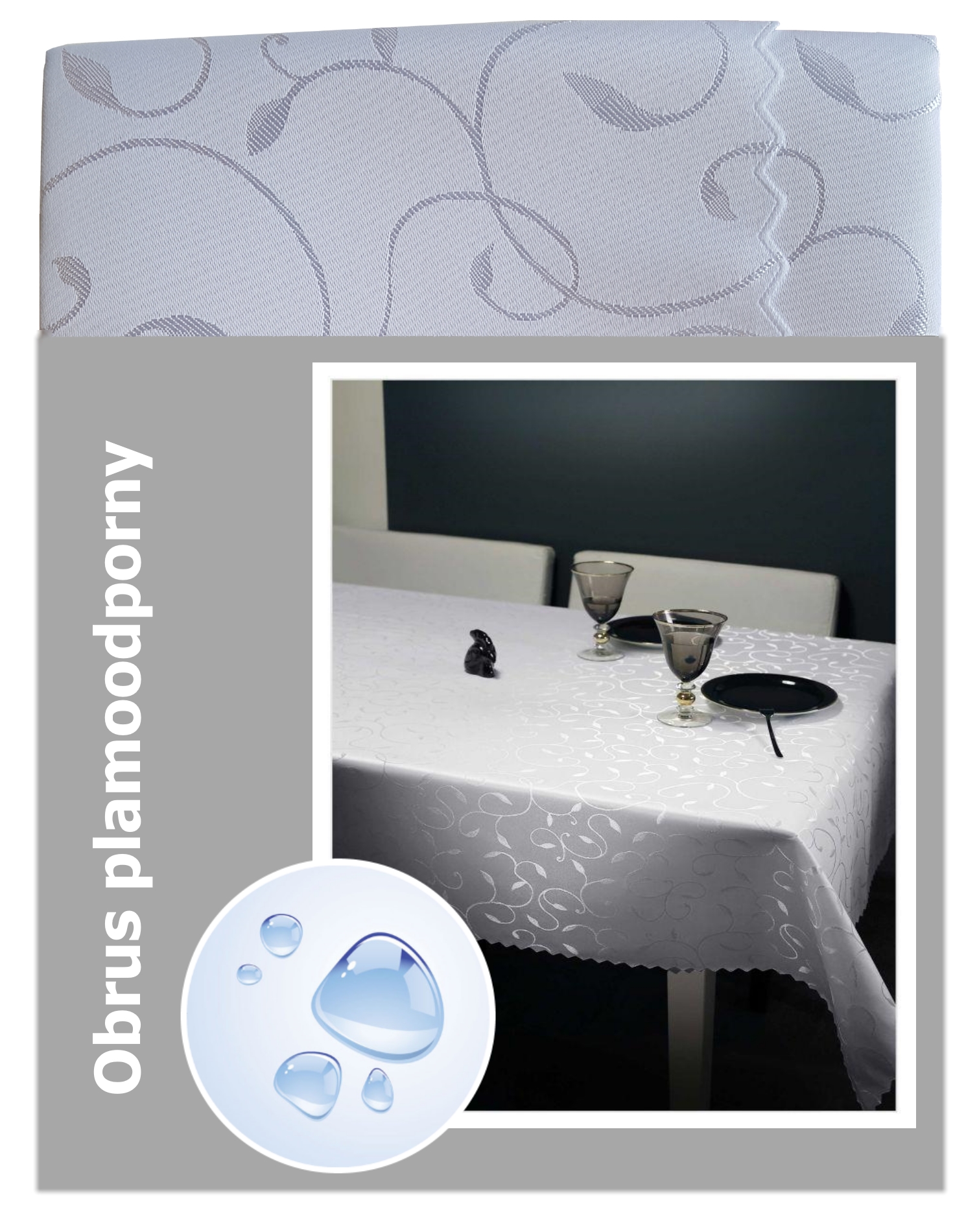 

Obrus Plamoodporny Teflonowany 130X160 Polski