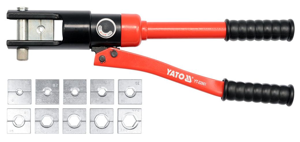 

Praska Zaciskarka końcówek kabli lin 16-240mm Yato