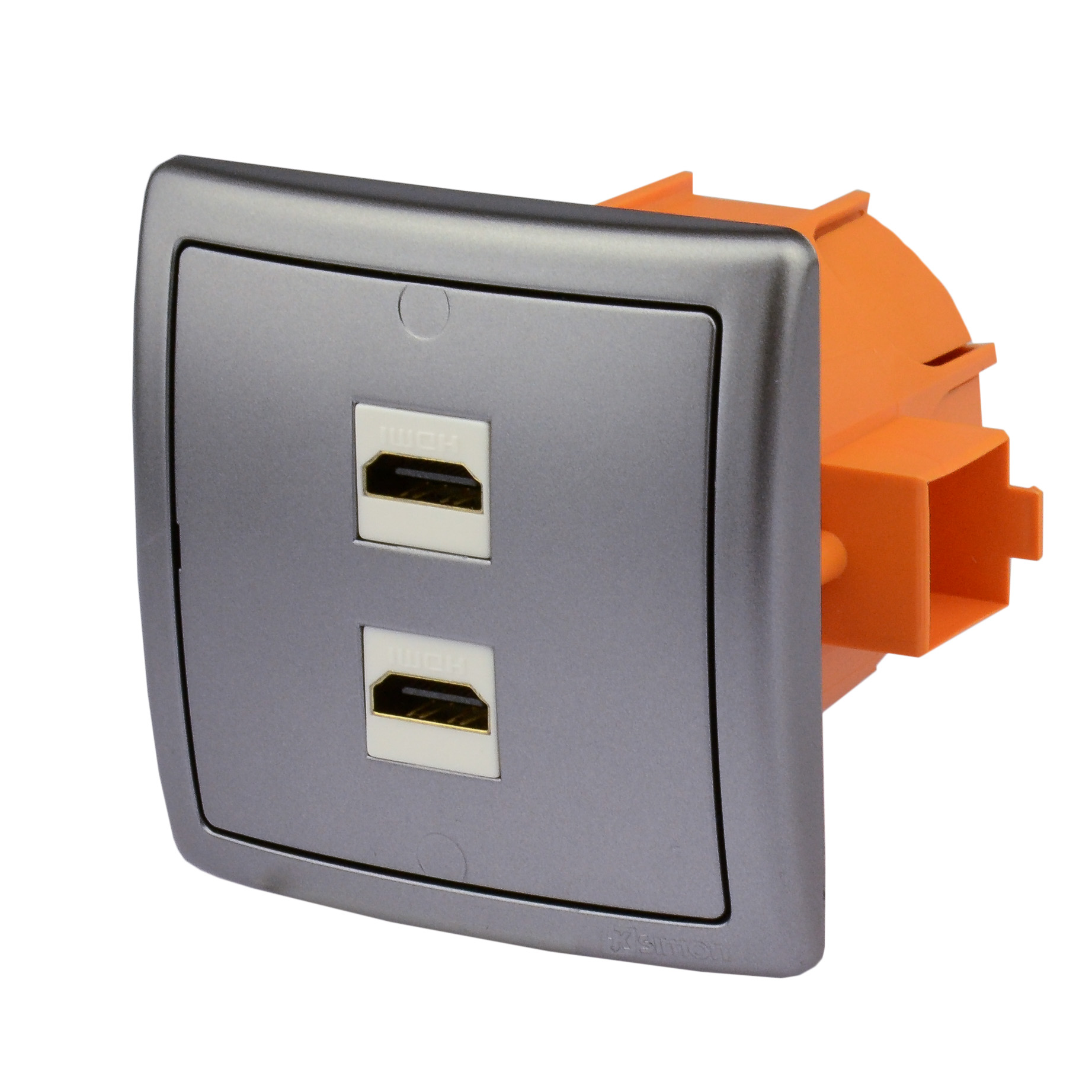 

Gniazdo Hdmi ścienne podtynkowe terminal 2HDMI