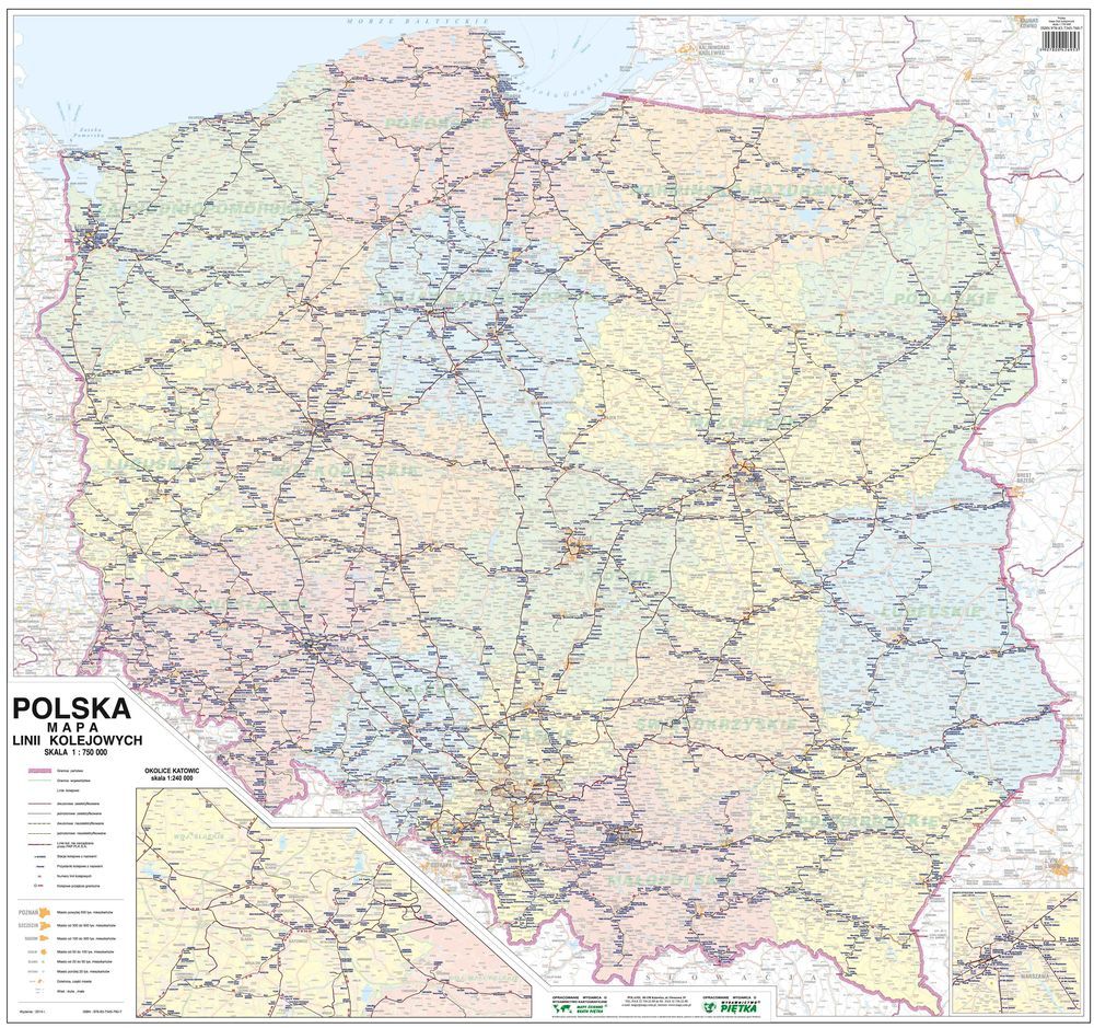 Mapa Linii Kolejowych W Polsce