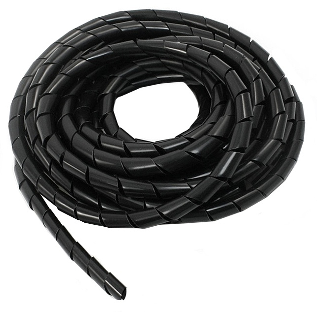 OSŁONA ORGANIZATOR MASKOWNICA KABLI PESZEL dł. 3m CZARNA MACLEAN MCTV-685