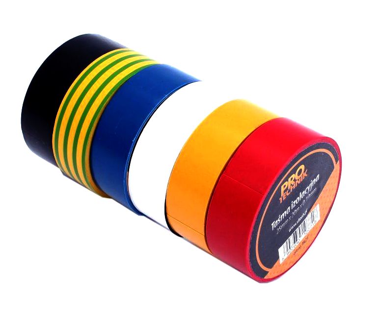 

Taśma Izolacyjna Izolacja MIX Kolor 19mm 20M 10szt