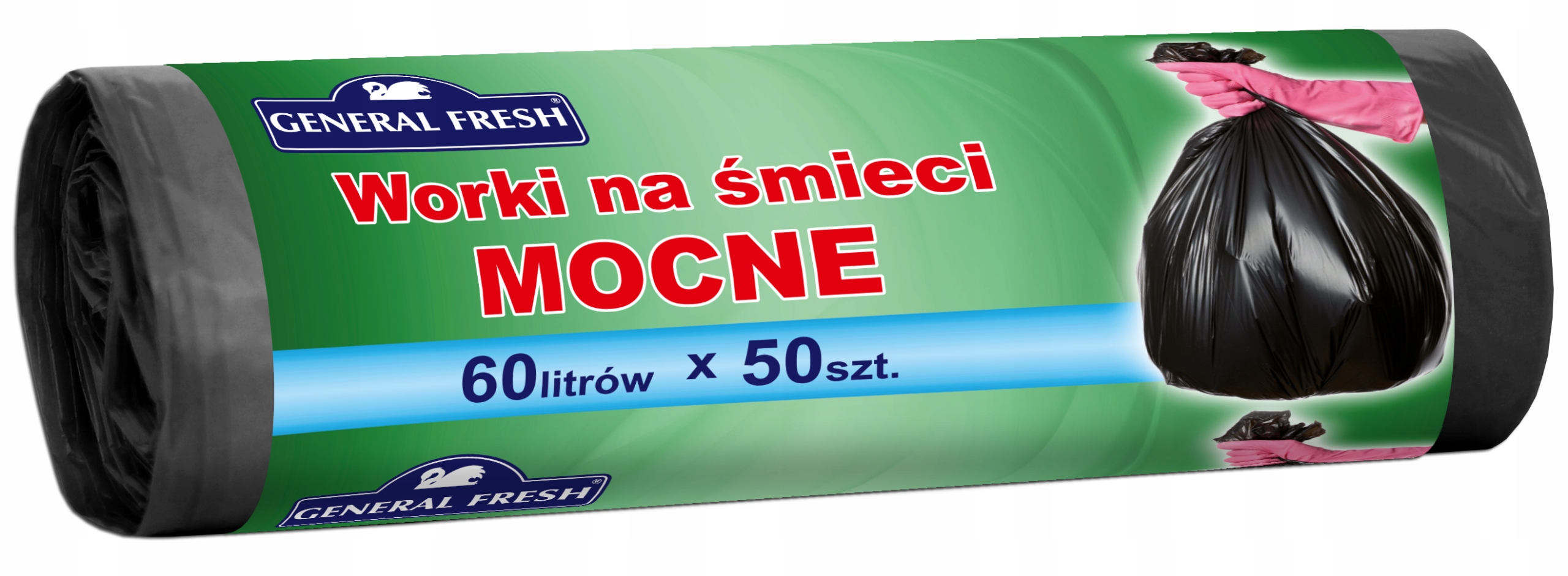 

Worki na śmieci 60l 50szt Czarne