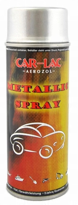 

Srebrny Metalik Akryl Farba Lakier Spray 400ML