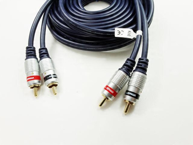 

kabel przewód 2x rca chinch Vitalco 2,5m