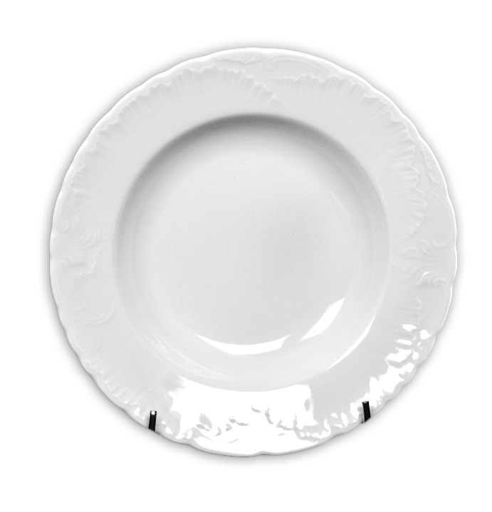

Talerz głęboki biały 22,5cm Rococo Ćmielów 3 gat