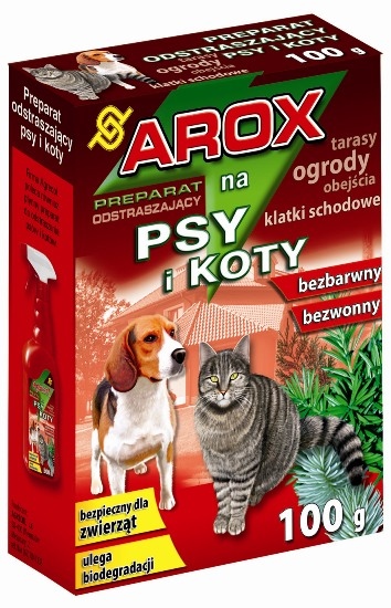 

Arox Preparat odstraszający psy koty 100 g