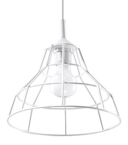 

Lampa Sufitowa Wisząca Anata 25 CM Biała Sollux 04