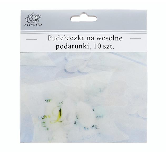 

Pudełka na ślub podziękowania prezenty dla gości