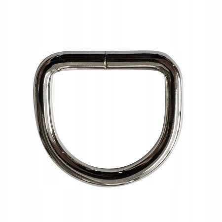 

Półkole Metalowe 27x25x5mm Nikiel błysk
