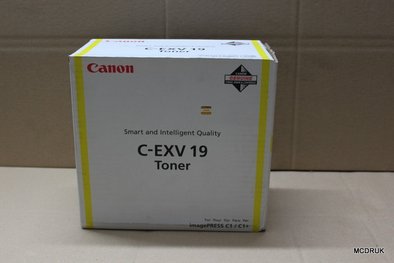 Canon C-exv 19 Yellow Originál