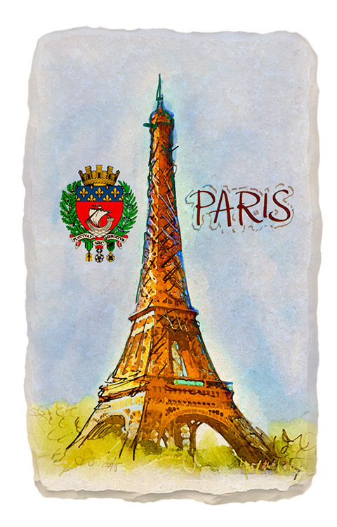 Magnes lodówkę pamiątka PARYŻ WIEŻA EIFLA 175A