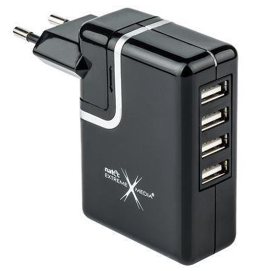 

Ładowarka sieciowa uniwer tablet telefon 2A 4x Usb