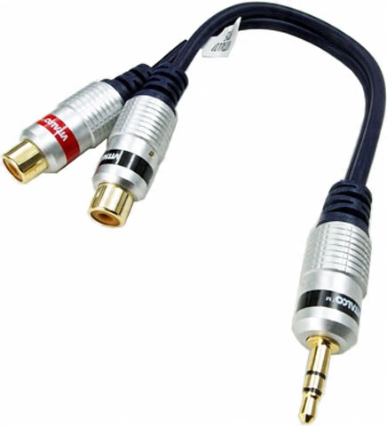 

adapter wt mini jack 2 gniazda rca Vitalco