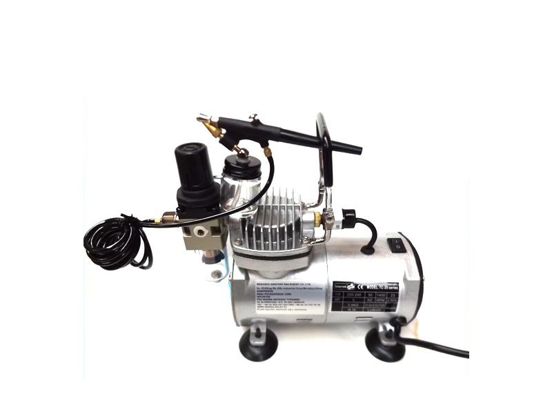 Aerograf TG138 z kompresorem zestaw modelarski 0,3 Zasilanie sieciowe