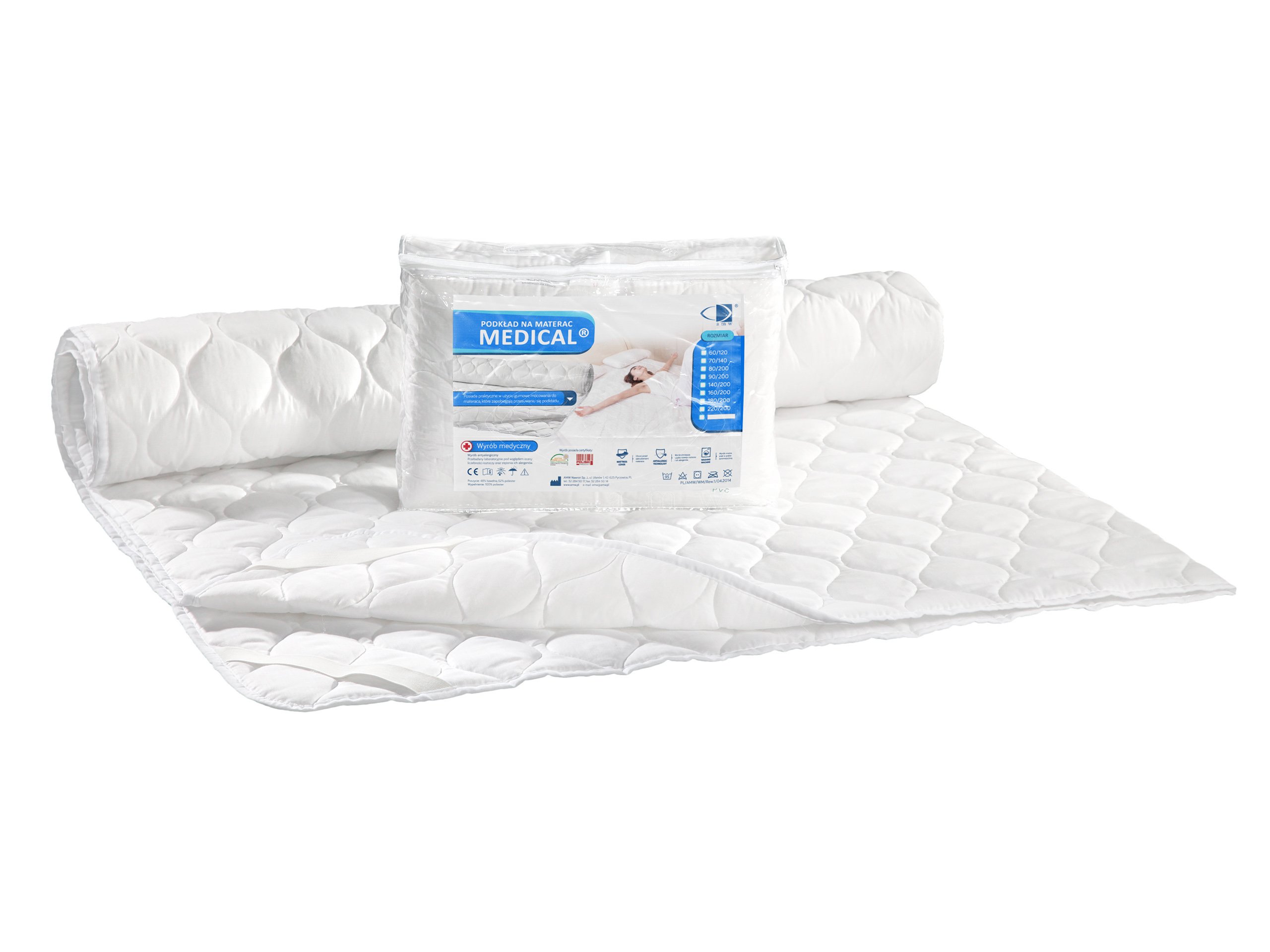 

Podkład Na Materac Ochraniacz 120x200 Amw Medical