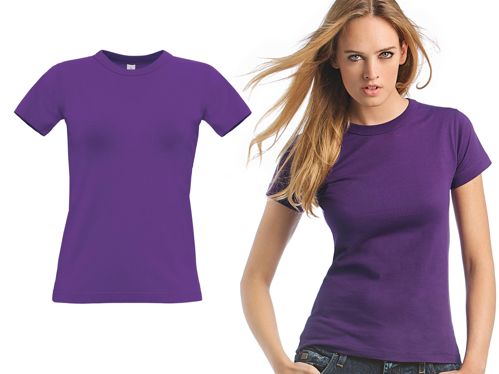 

Damska Koszulka T-shirt B&c EXACT190 Xs