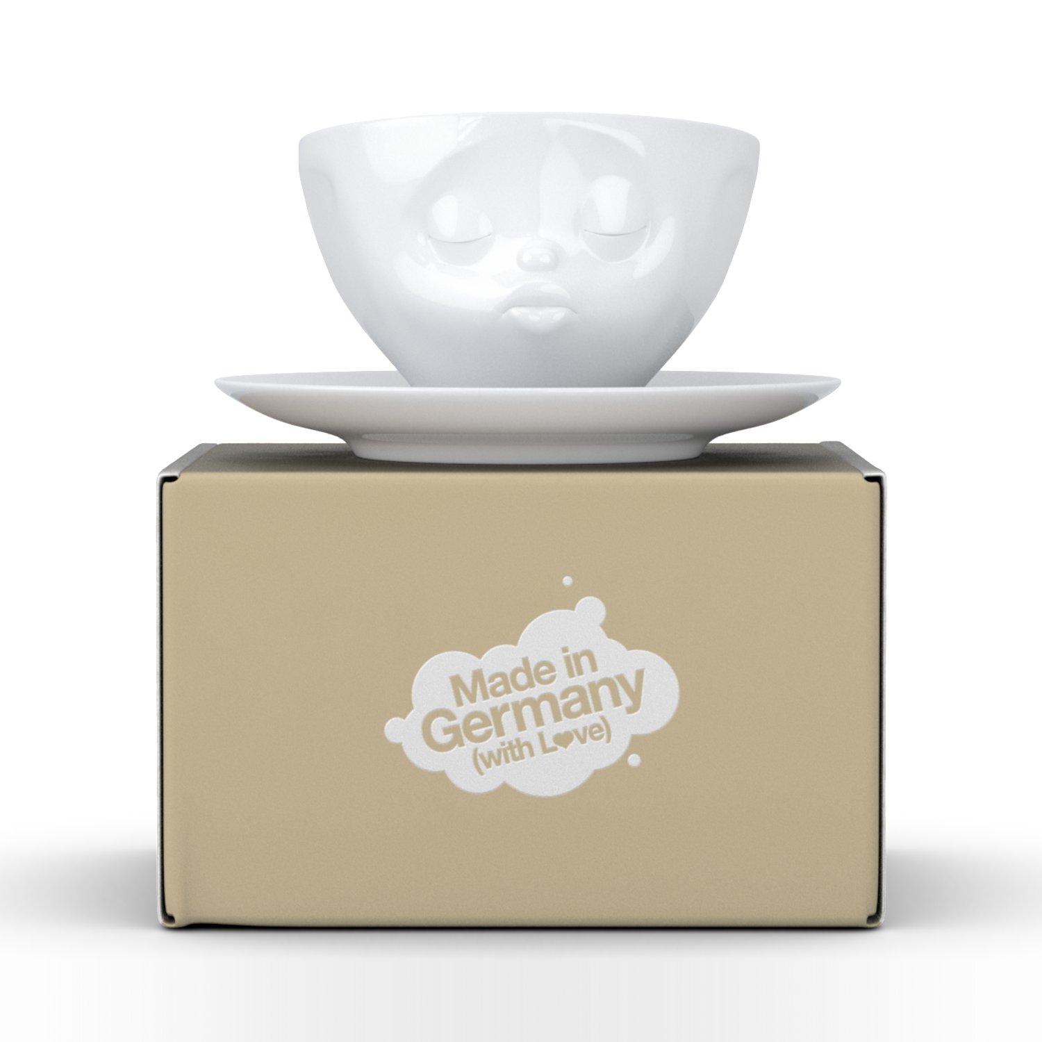 Filiżanka do kawy herbaty prezent elegancki TASSEN Kolor biały