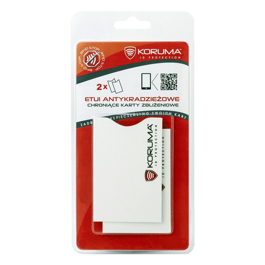 

Etui Antykradzieżowe Rfid Paypass (2 Pack)